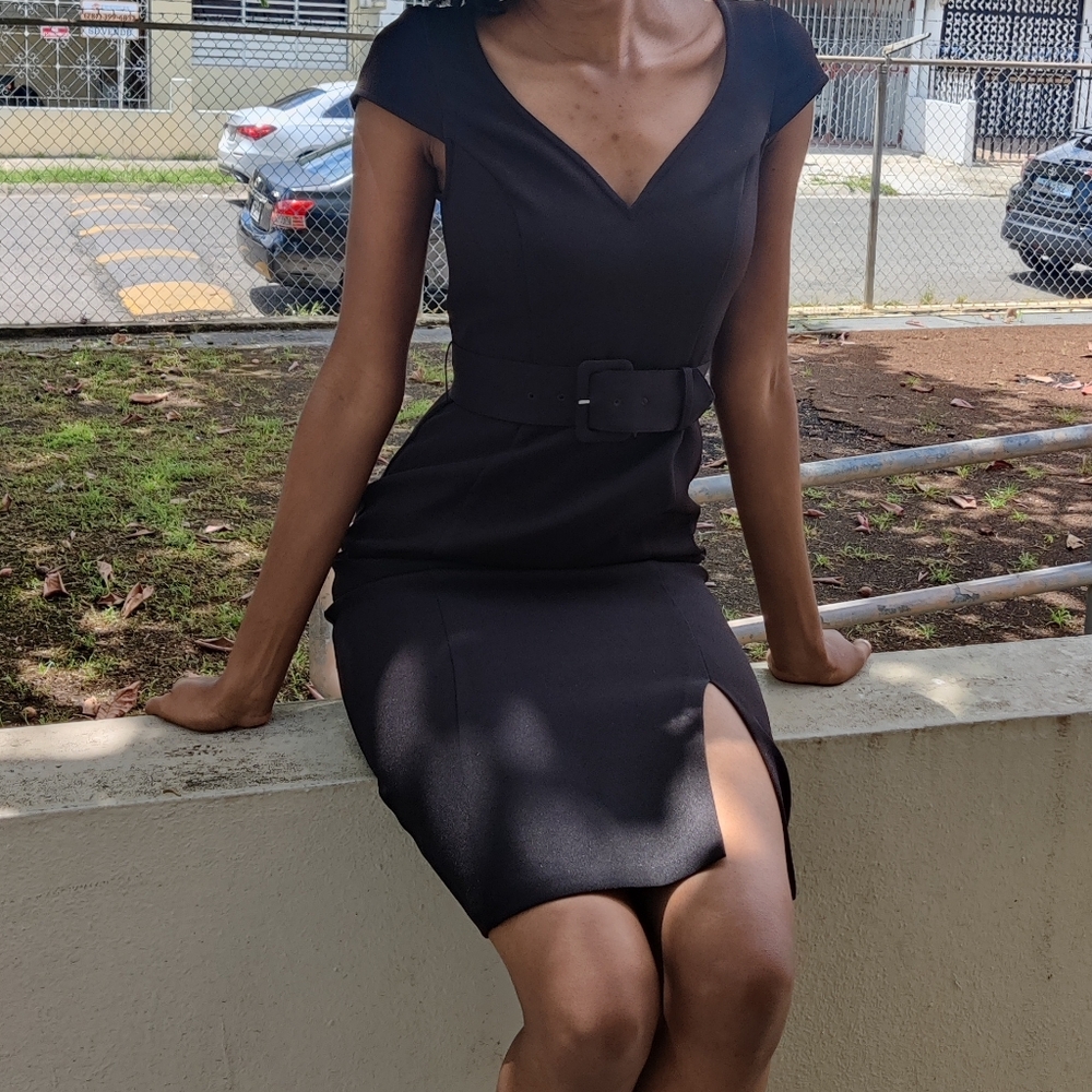 Black office dress